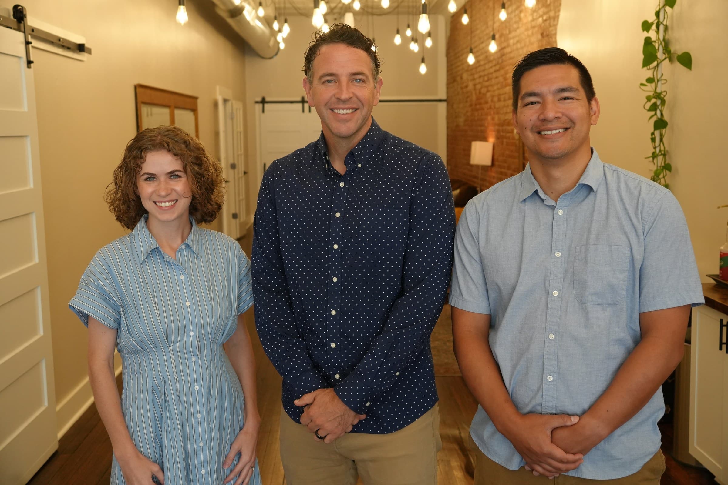 Emalee Wheeler, Wakefield Hare, and Donovan Brooks of Greater Than Financial