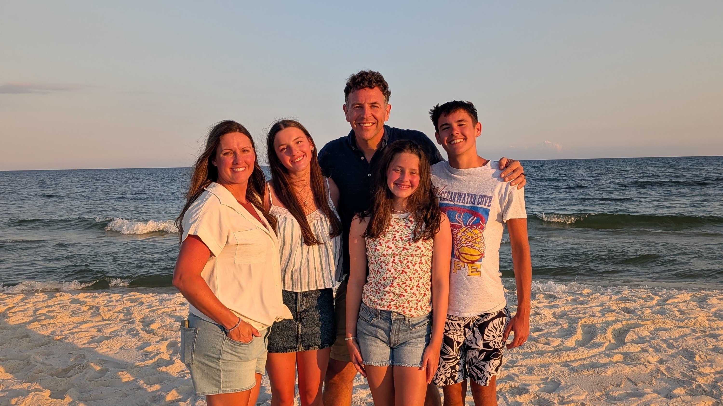 Wakefield and Sara Hare with their children